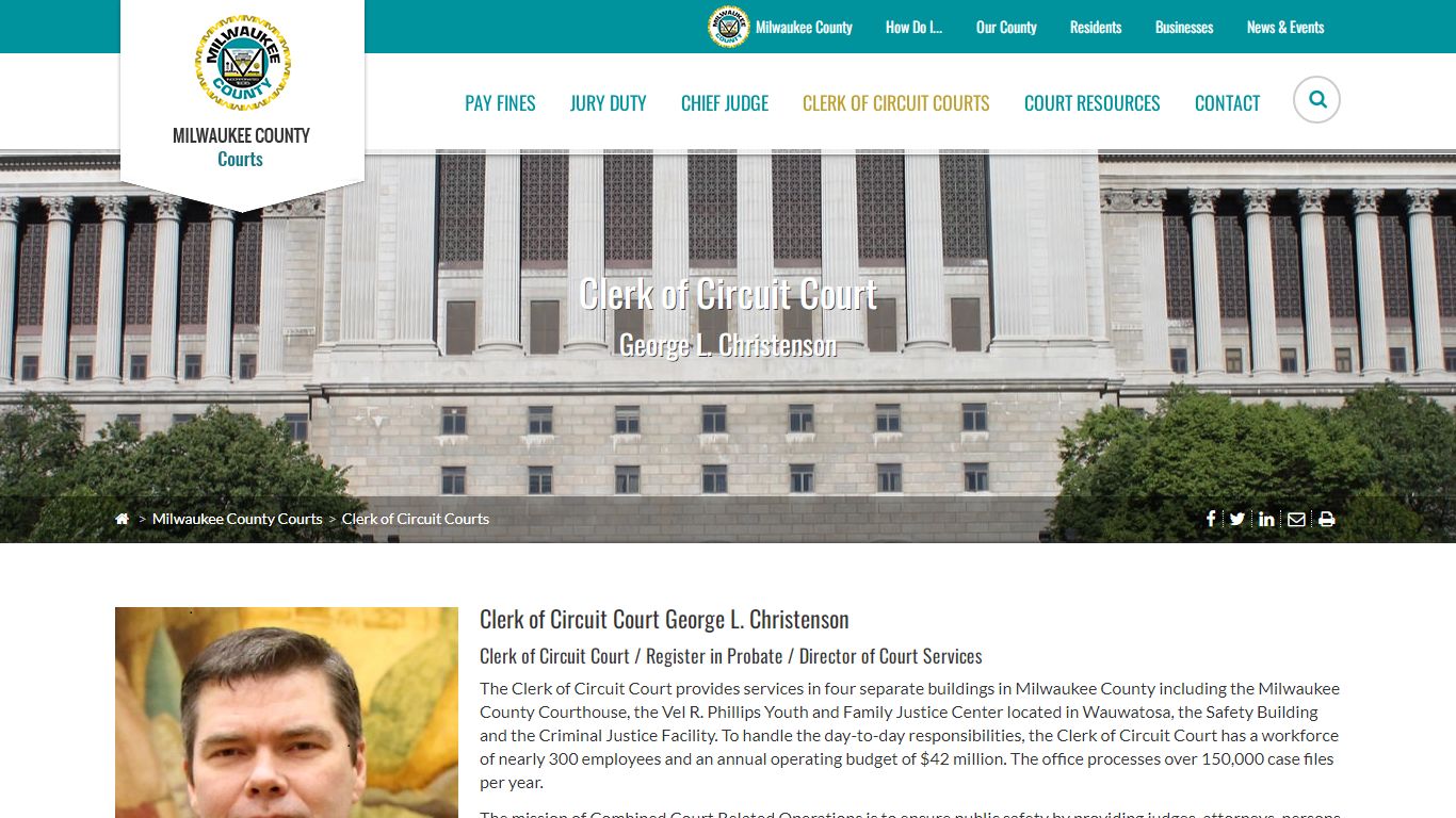 Clerk of Circuit Courts | Milwaukee County